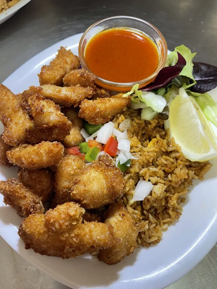 Riz Poulet Croustillant