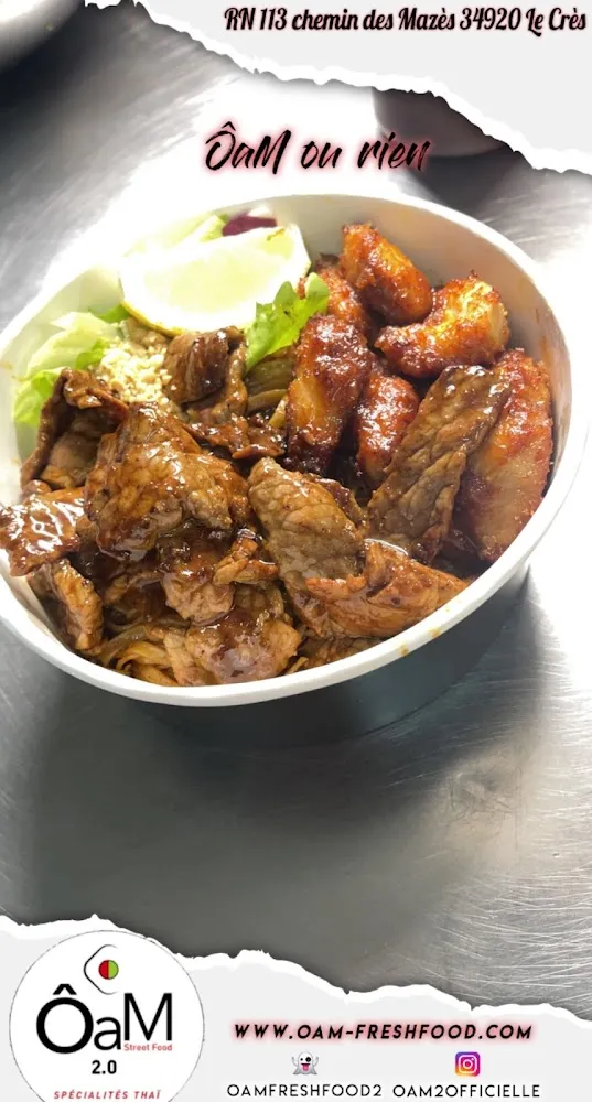 Udon Poulet Croustillant